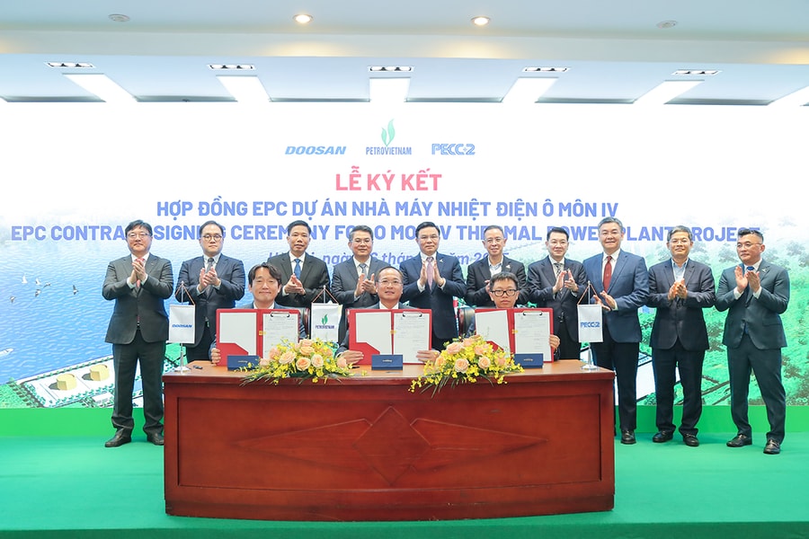 Petrovietnam ký kết hợp đồng EPC Dự án Nhà máy nhiệt điện Ô Môn IV