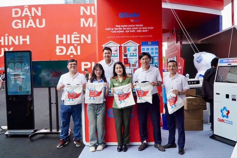 Gian hàng công nghệ GTEL: Dấu ấn chuyển đổi số tại chương trình “Vinh quang CAND Việt Nam”