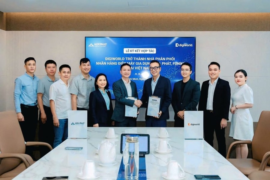 Digiworld chính thức trở thành nhà phân phối các sản phẩm điện máy Hòa Phát, Funiki trên toàn