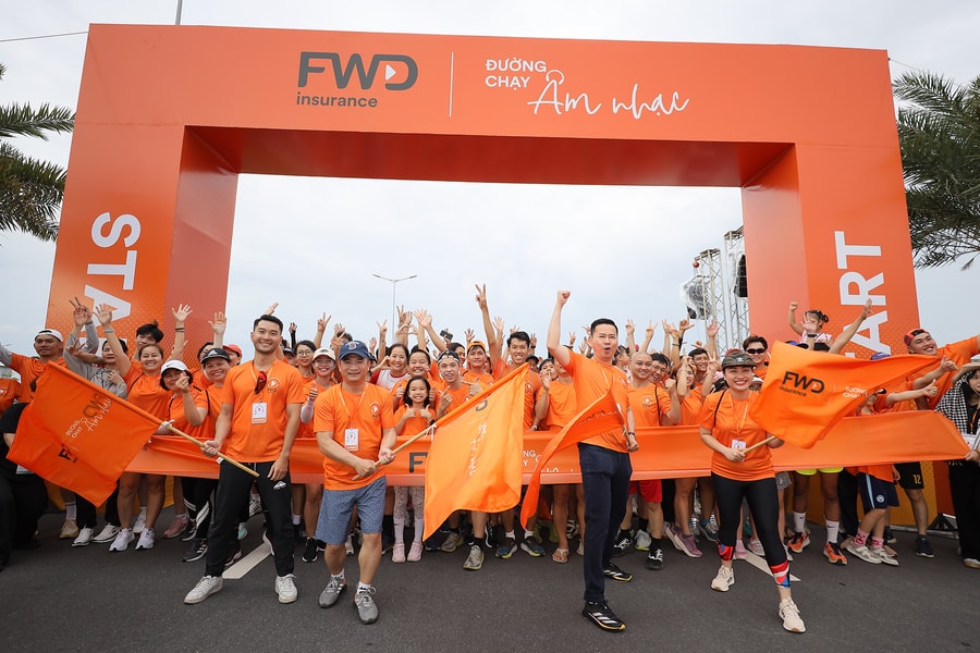 FWD tiếp tục truyền cảm hứng 'Sống đầy từ hôm nay" qua sự kiện Đường chạy âm nhạc
