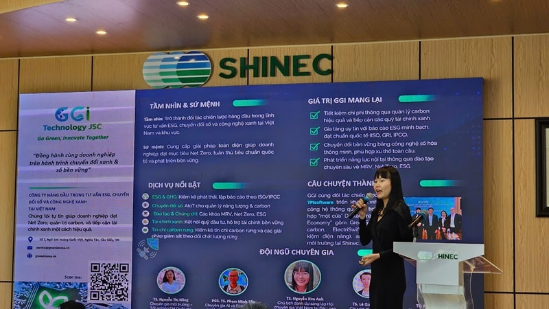 Shinec công bố giải pháp số quản lý phát thải carbon tại KCN Nam Cầu Kiền