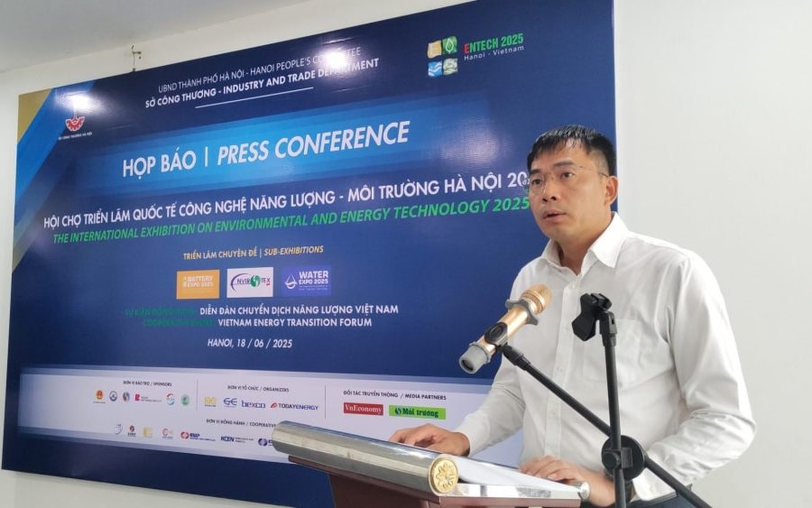 Ngày 25/6: Khai mạc Hội chợ Triển lãm Công nghệ năng lượng – Môi trường Hà Nội 2025