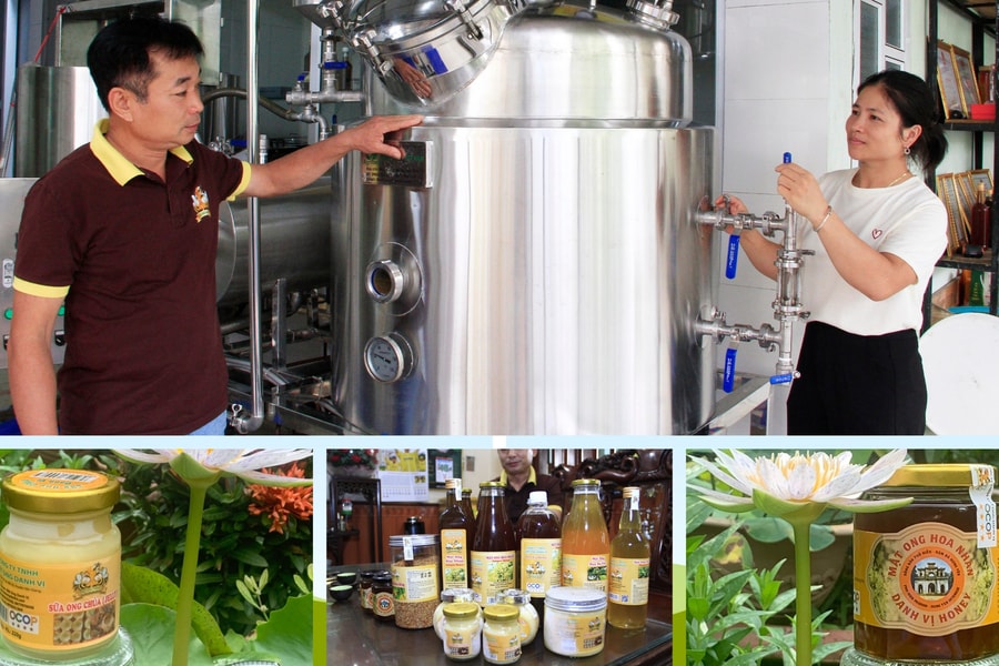 Hưng Yên: Mật ong Danh Vị lấy sản phẩm từ thiên nhiên phục vụ sức khỏe cộng đồng