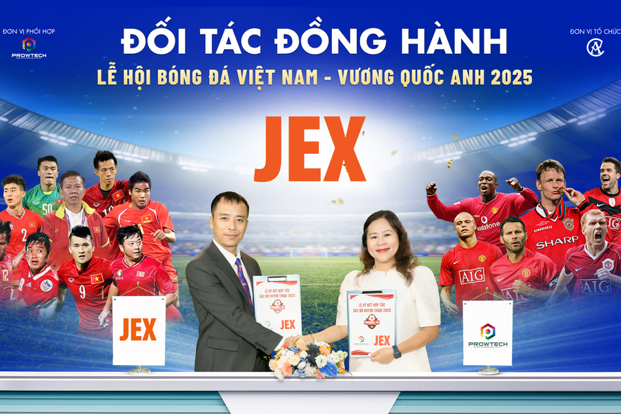 Thương hiệu JEX vinh dự tiếp sức biệt đội huyền thoại “Man Đỏ” Manchester Reds đến Việt Nam
