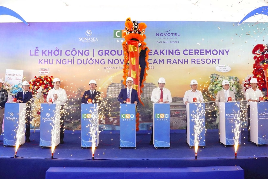 Tập đoàn CEO khởi công Novotel Cam Ranh Resort - biểu tượng mới cho du lịch miền Trung