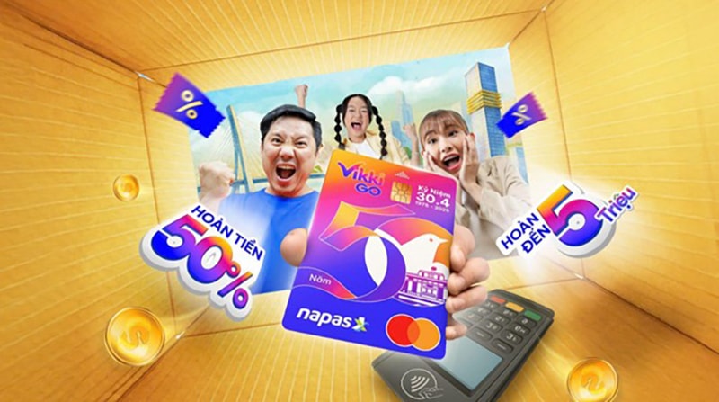 Hoàn tới 50% cho chủ thẻ Thanh toán tích hợp đầu tiên tại Việt Nam – VikkiGO