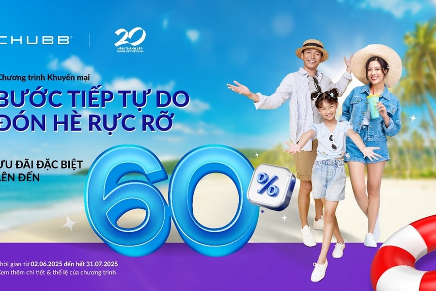 Chubb Life tri ân khách hàng toàn quốc bằng chương trình ưu đãi đặc biệt nhân dịp hè 2025