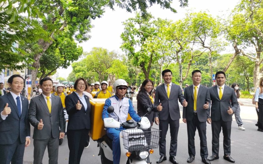 Honda Việt Nam tiếp tục bàn giao 205 xe máy điện cho Bưu điện Việt Nam