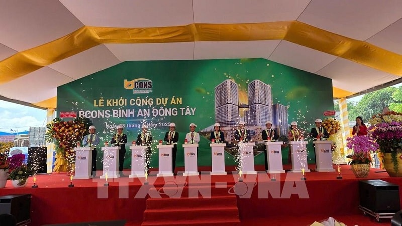 Tập đoàn Bcons chính thức khởi công dự án Bcons Bình An - Đông Tây