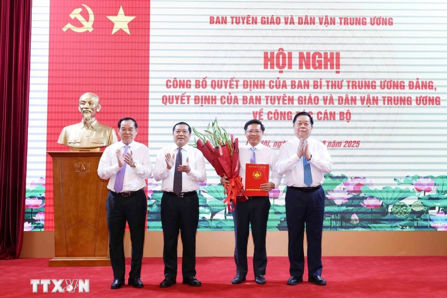 Điều động, bổ nhiệm ông Trần Thanh Lâm giữ chức Phó Trưởng Ban Tuyên giáo và Dân vận Trung ương