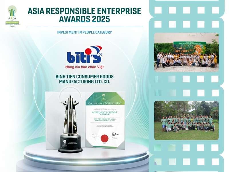 BITI’S - Đại diện Việt Nam duy nhất được vinh danh “Đầu tư vào con người” tại AREA 2025
