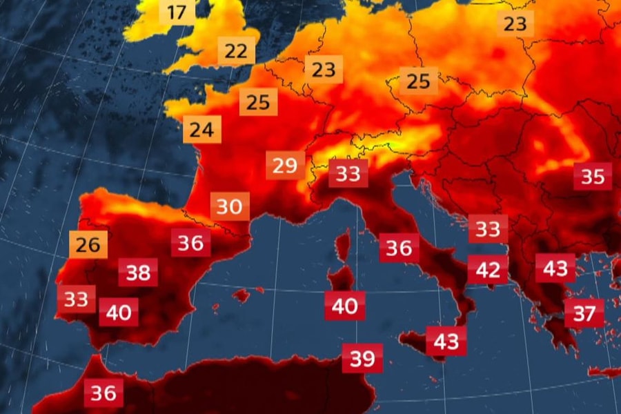 Nắng kỷ lục, châu Âu lo suy giảm kinh tế và tăng lạm phát