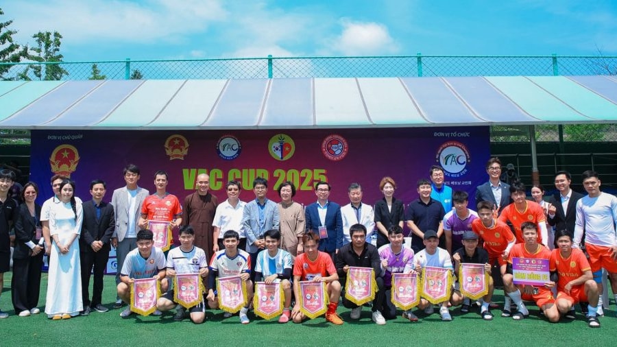 Giải bóng đá cộng đồng VAC CUP 2025 lần thứ 2 kết nối cộng đồng người Việt Nam tại Hàn Quốc