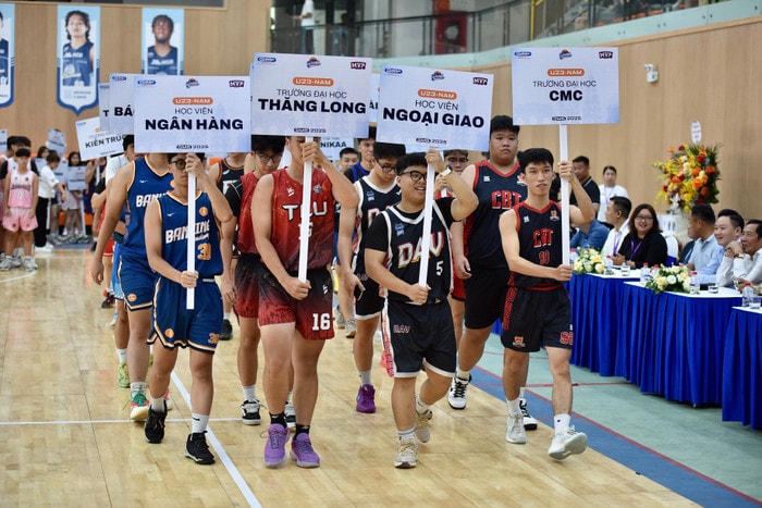 Khai mạc GMB League 2025: Kiến tạo sân chơi chuyên nghiệp cho học sinh, sinh viên đam mê bóng rổ