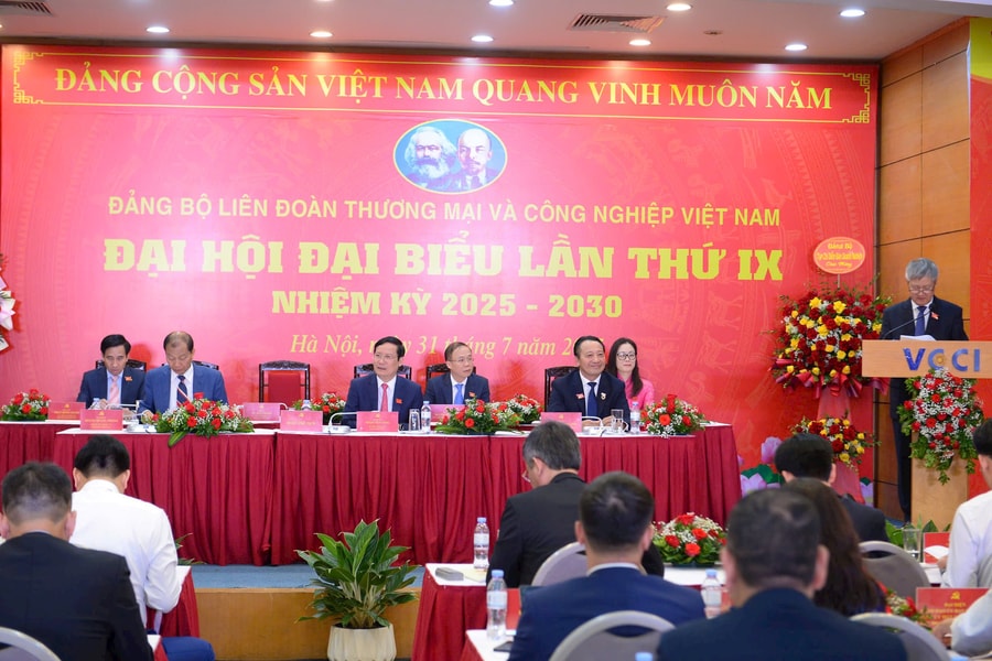 VCCI long trọng tổ chức Đại hội đại biểu lần thứ IX, nhiệm kỳ 2025-2030