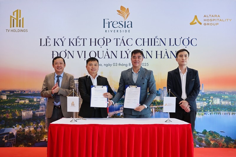 TV Holdings "bắt tay" Altara Hospitality Group quản lý vận hành dự án Fresia Riverside