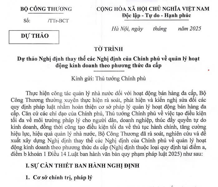 Những bất cập trong hoạt động kinh doanh theo phương thức đa cấp