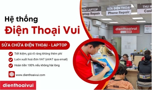 Vì sao chuỗi sửa chữa ĐTV khác biệt?