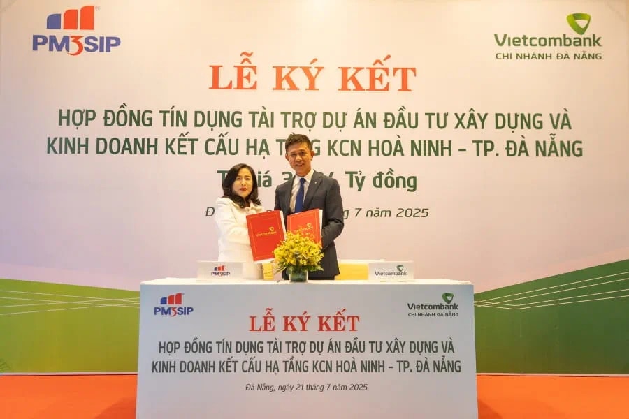Vietcombank Đà Nẵng tài trợ dự án KCN Hòa Ninh