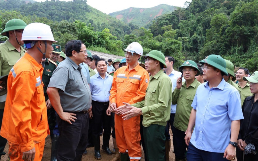 Sở Công Thương Điện Biên tích cực khắc phục hậu quả mưa lũ