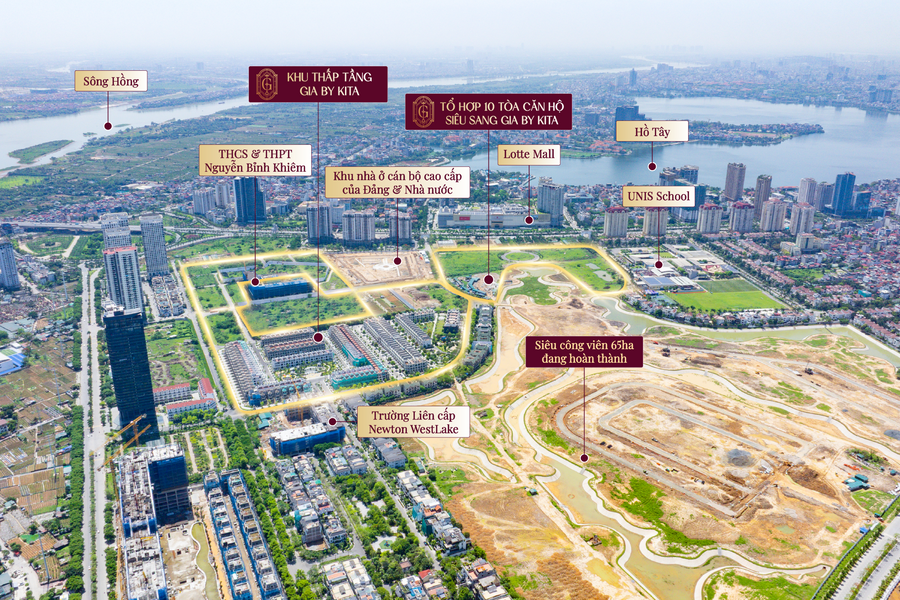 Khu vực Tây Bắc Hà Nội - “Vùng trũng giá” của phân khúc biệt thự hạng sang