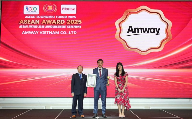 Amway Việt Nam lọt vào Top 5 doanh nghiệp tiêu biểu ASEAN