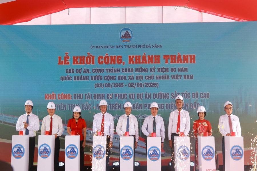 Đà Nẵng khởi công dự án tái định cư đầu tiên phục vụ dự án đường sắt tốc độ cao Bắc - Nam