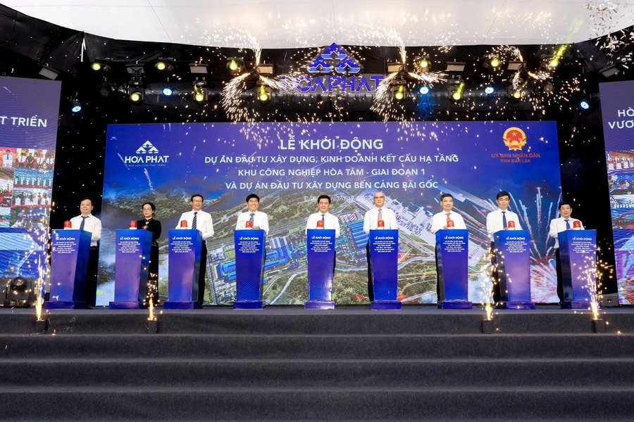 Hòa Phát khởi động dự án KCN Hòa Tâm – Giai đoạn 1 và Cảng Bãi Gốc