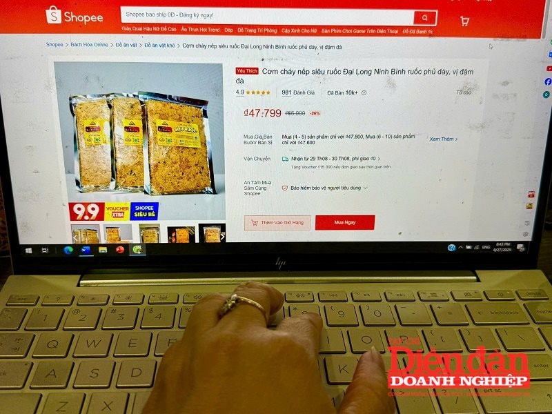 OCOP tìm đầu ra trên sàn thương mại điện tử