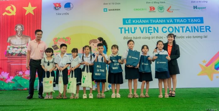 C.P. Việt Nam: Năm thứ ba đồng hành cùng dự án “Thư viện Container”