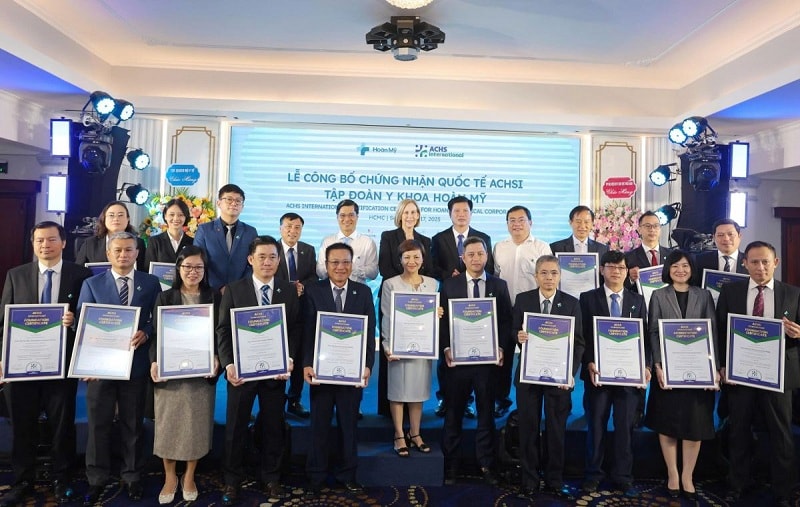 Tập đoàn Y khoa Hoàn Mỹ đạt chứng nhận quốc tế ACHSI cho toàn hệ thống