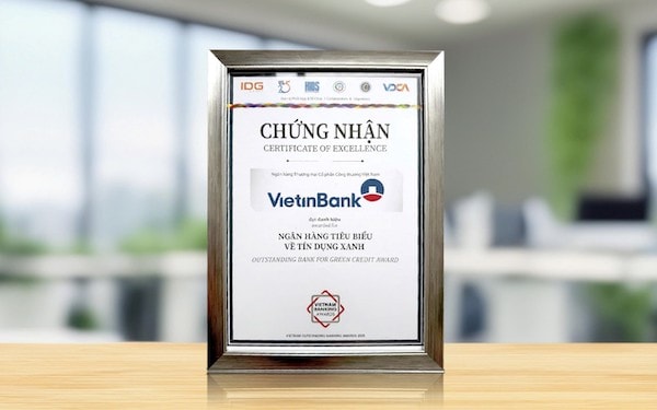 VietinBank 2 năm liên tiếp là “Ngân hàng tiêu biểu về Tín dụng Xanh”