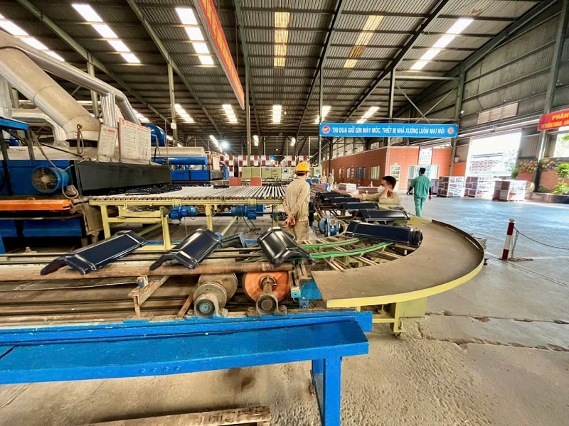 Công nghệ hóa ngành gạch ngói từ nguyên liệu đất sét Bình Khê