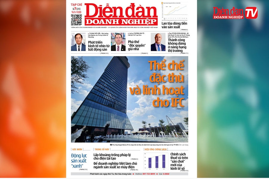 ĐIỂM BÁO NGÀY 1/10: Thể chế đặc thù và linh hoạt cho IFC