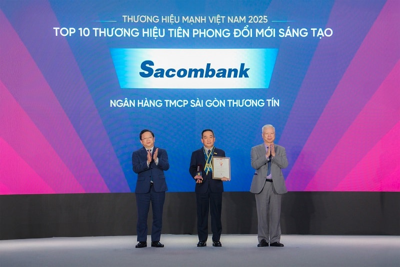 Sacombank giữ vững danh hiệu thương hiệu mạnh Việt Nam