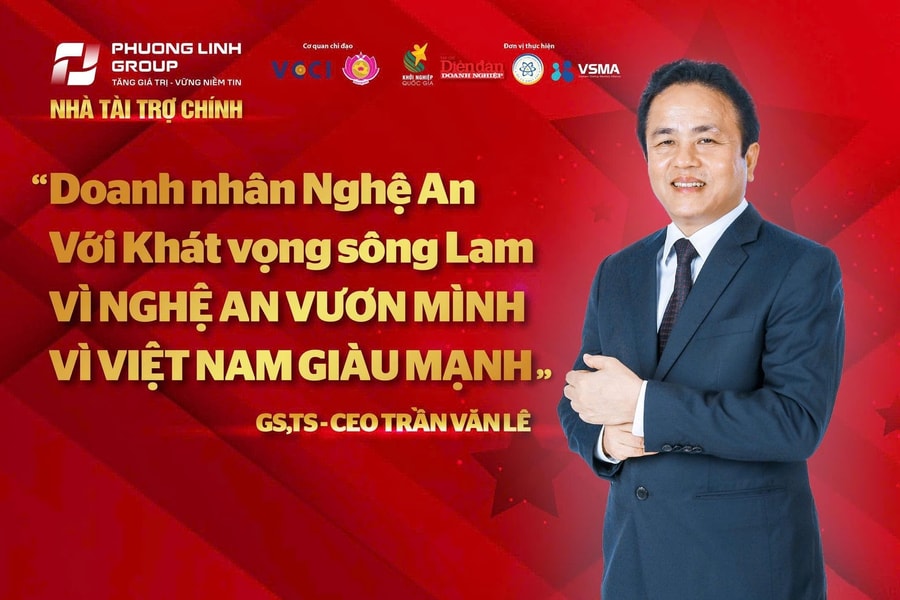 CEO Trần Văn Lê, Nhà tài trợ chính tiếp lửa khởi nghiệp cho quê hương Nghệ An