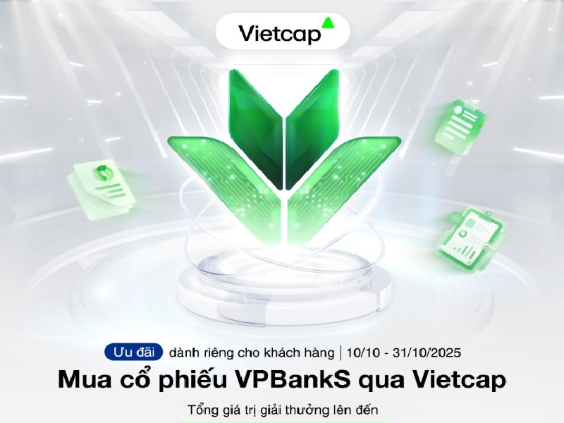 Mua cổ phiếu VPBankS IPO, trúng quà thật PRO tại Vietcap