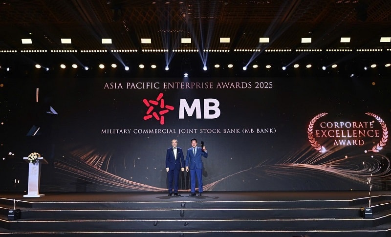 MB lần thứ 6 liên tiếp được vinh danh “Doanh nghiệp xuất sắc châu Á”
