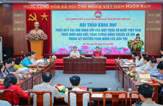 Phát huy vai trò nòng cốt của MTTQ Việt Nam trong thực hiện dân chủ, tăng cường đồng thuận xã hội trong kỷ nguyên vươn mình