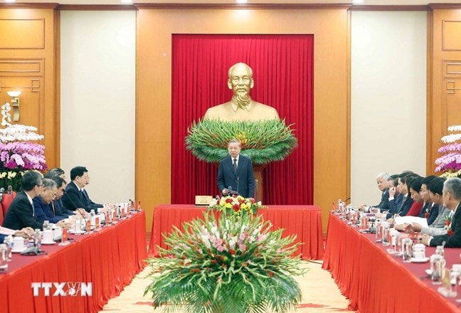 Tổng Bí thư Tô Lâm gặp mặt đại biểu nông dân Việt Nam, nhà khoa học của nhà nông năm 2025