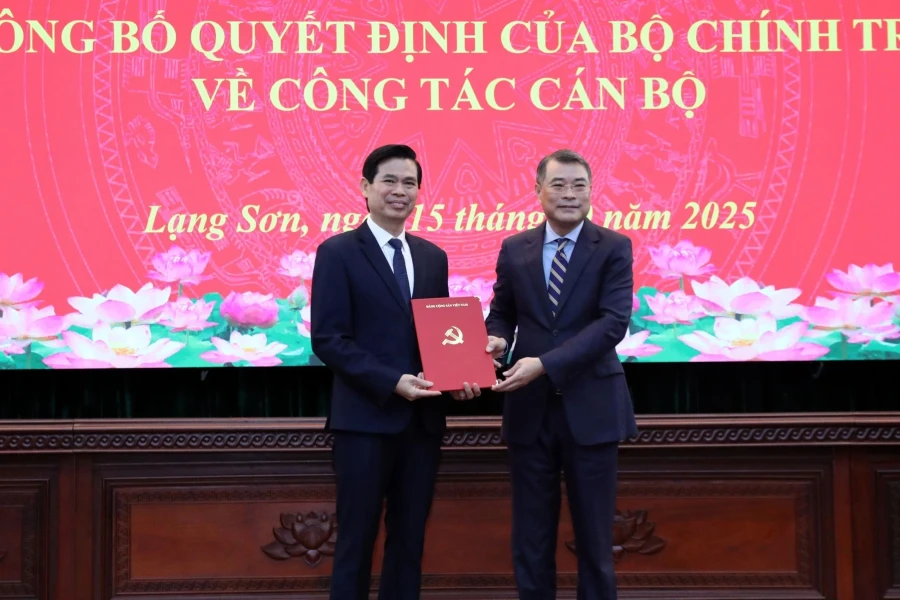 Ông Hoàng Quốc Khánh giữ chức Bí thư Tỉnh ủy Lạng Sơn