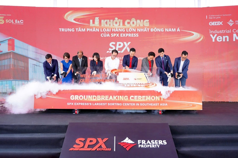 Hưng Yên: SPX Express khởi công trung tâm phân loại hàng hóa 17 hecta