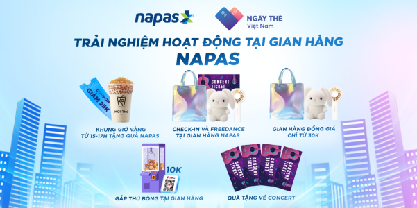 Đến sóng Festival “chạm” cảm xúc cùng NAPAS