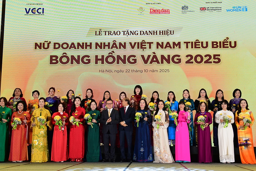 Tôn vinh 100 Nữ doanh nhân Việt Nam tiêu biểu – Bông Hồng Vàng 2025 (Phần III)