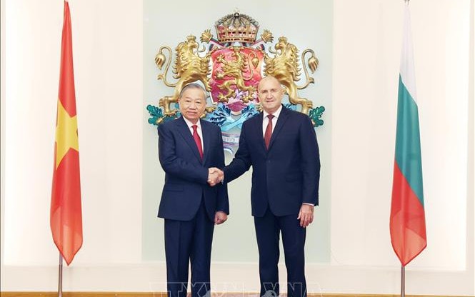 Tổng Bí thư Tô Lâm hội đàm với Tổng thống Bulgaria Rumen Radev