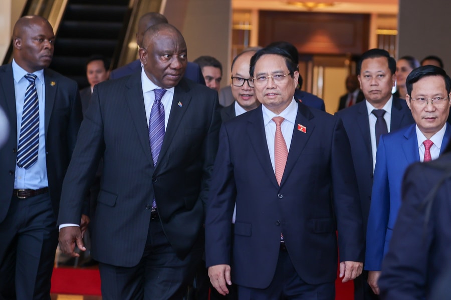 Thủ tướng Phạm Minh Chính và Tổng thống Nam Phi kêu gọi doanh nghiệp 2 nước đẩy mạnh kết nối, đầu tư