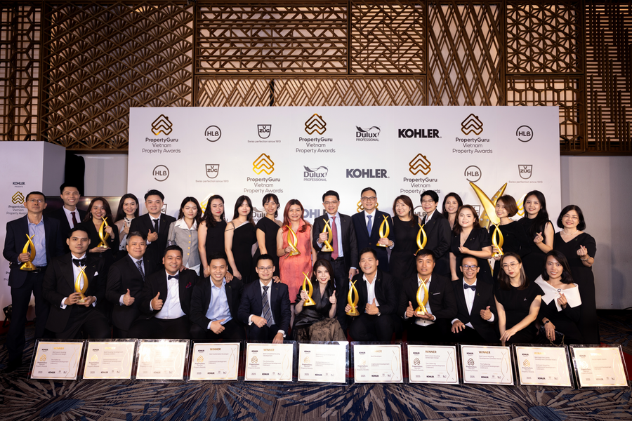 CapitaLand Development lập thành tích ấn tượng tại Giải thưởng Bất động sản Việt Nam PropertyGuru 2025