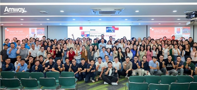 Amway Việt Nam được vinh danh Top 9 “Nơi làm việc xuất sắc hàng đầu châu Á”