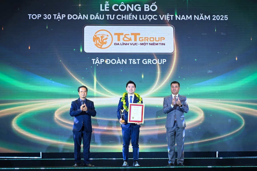 T&T Group được vinh danh Top 30 Tập đoàn đầu tư chiến lược Việt Nam - ALPHA 30