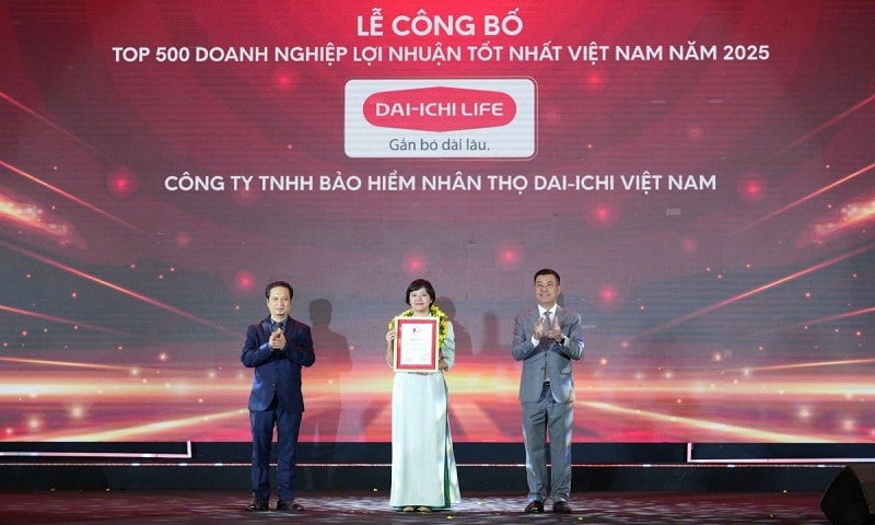 Dai-ichi Life Việt Nam được vinh danh hai giải thưởng tại PROFIT500 2025